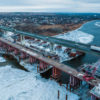 Пробка на трассе М4 пробки Ростовская область мост ремонт Каменс-Шахтинский река Северский Донец