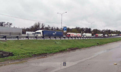 Пробка на трасса М4 Дон