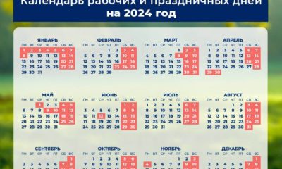 Новогодние каникулы в 2024 году