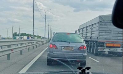 Из-за ДТП на трассе М4 перед Ростовской областью скопилась 16-километровая пробка