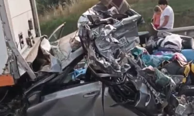Легковушку с ребенком смяли большегрузы на бесплатном участке М4 «Дон»