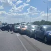 Столкнулись восемь машин на 1101 км трассы М4 «Дон»