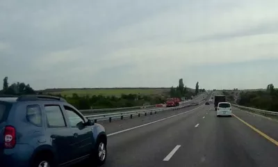 На трассе М4 Дон 950 км в Калиновой балке под Каменском начался ремонт дороги и моста.