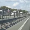 На трасса М4 Дон в Каменске-Шахтинском снова выросла пробка.