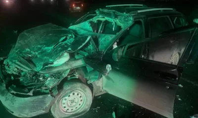 Рядом с Каменском-Шахтинским на дороге от М4 «Дон» до ЛНР произошла смертельная авария. (2)