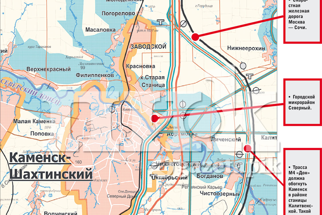 Проект платника трассы М4 «Дон» в Каменске-Шахтинском