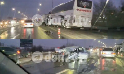 На западном обходе трассы М4 «Дон» Ростова массовое ДТП