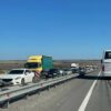 Трассу М4 сковала пробка — Калиновая балка снова стоит