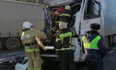 ДТП две фуры на 669 км М-4 «Дон» под Воронежем