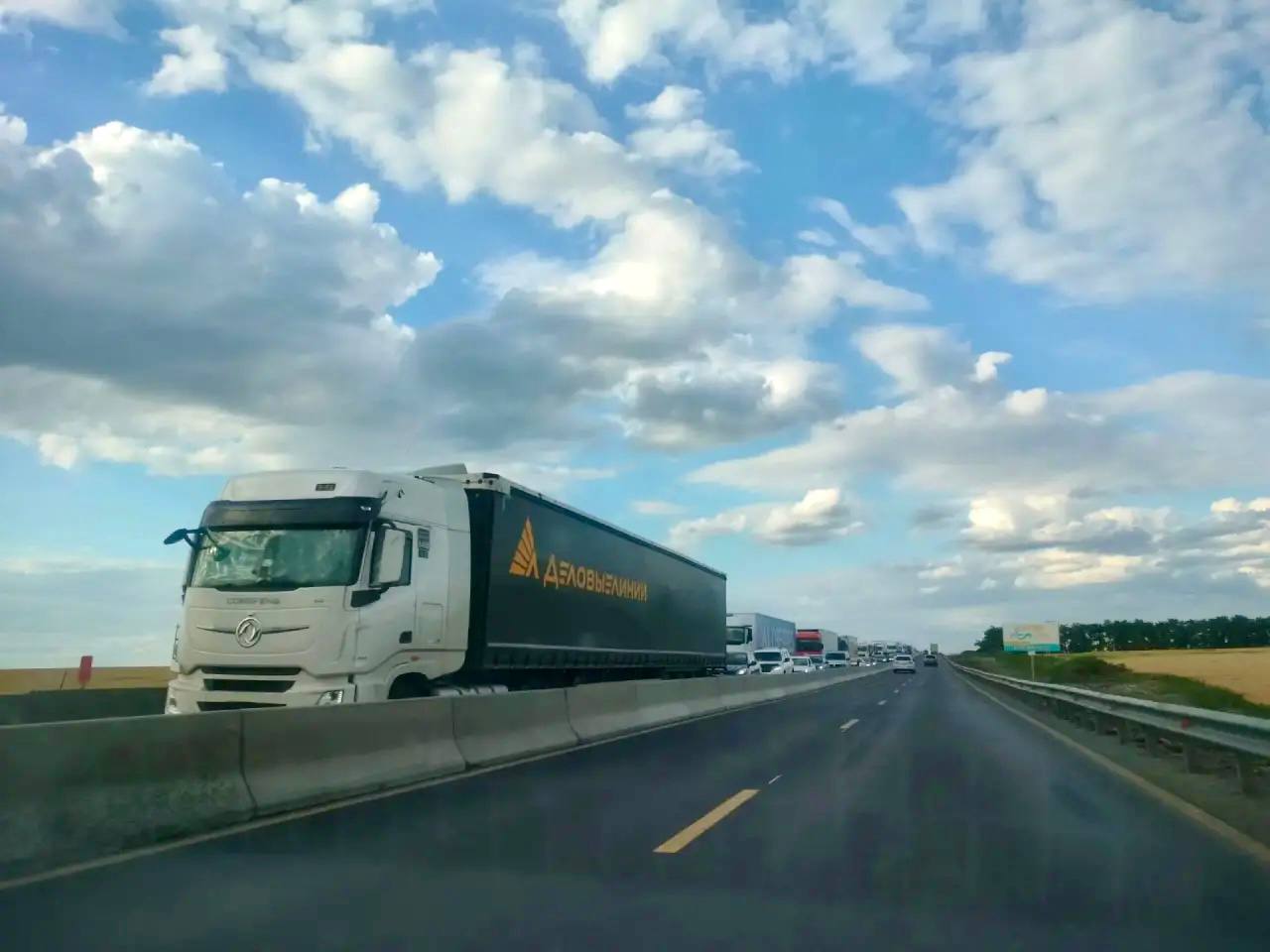 Обстановка на трассе М4 в Ростовской области 21 июня