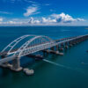 Рекордная пробка перед Крымским мостом