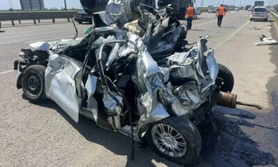 Фура на 1311-м км М-4 «Дон» устроила массовую аварию грузовик смял несколько легковушек
