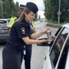 Полиция раздавала воду водителям на трассе Р-280 «Новороссия»