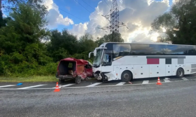 Два человека погибли в ДТП с автобусом на трассе М-4 в Краснодарском крае