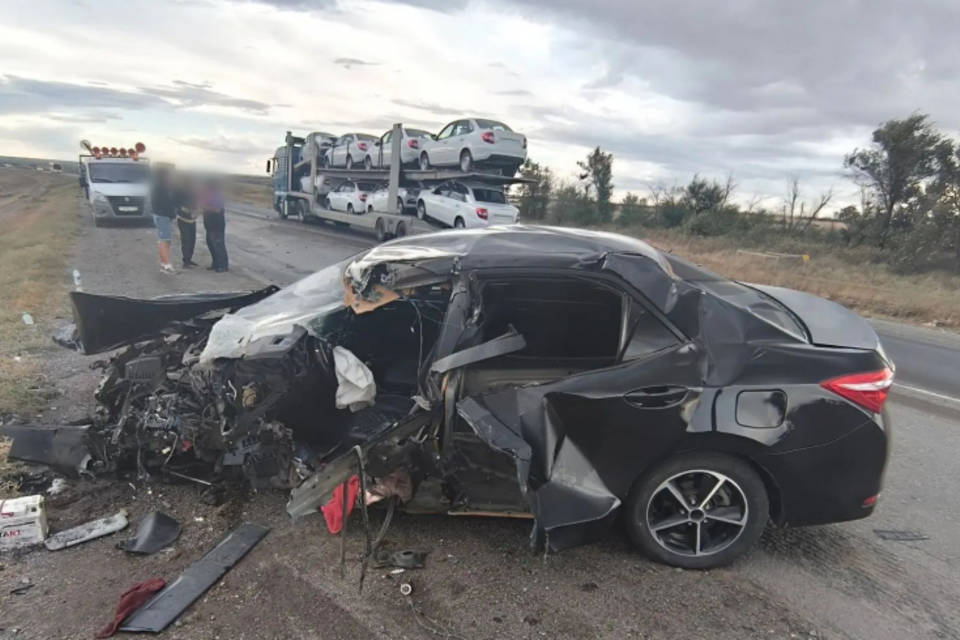 Лобовое ДТП с тягачом произошло на трассе Р-260 под Волгоградом