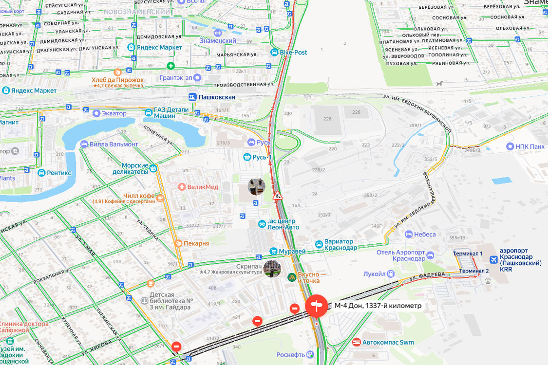 Водители встали в пробке на М-4 по пути к Черноморскому побережью